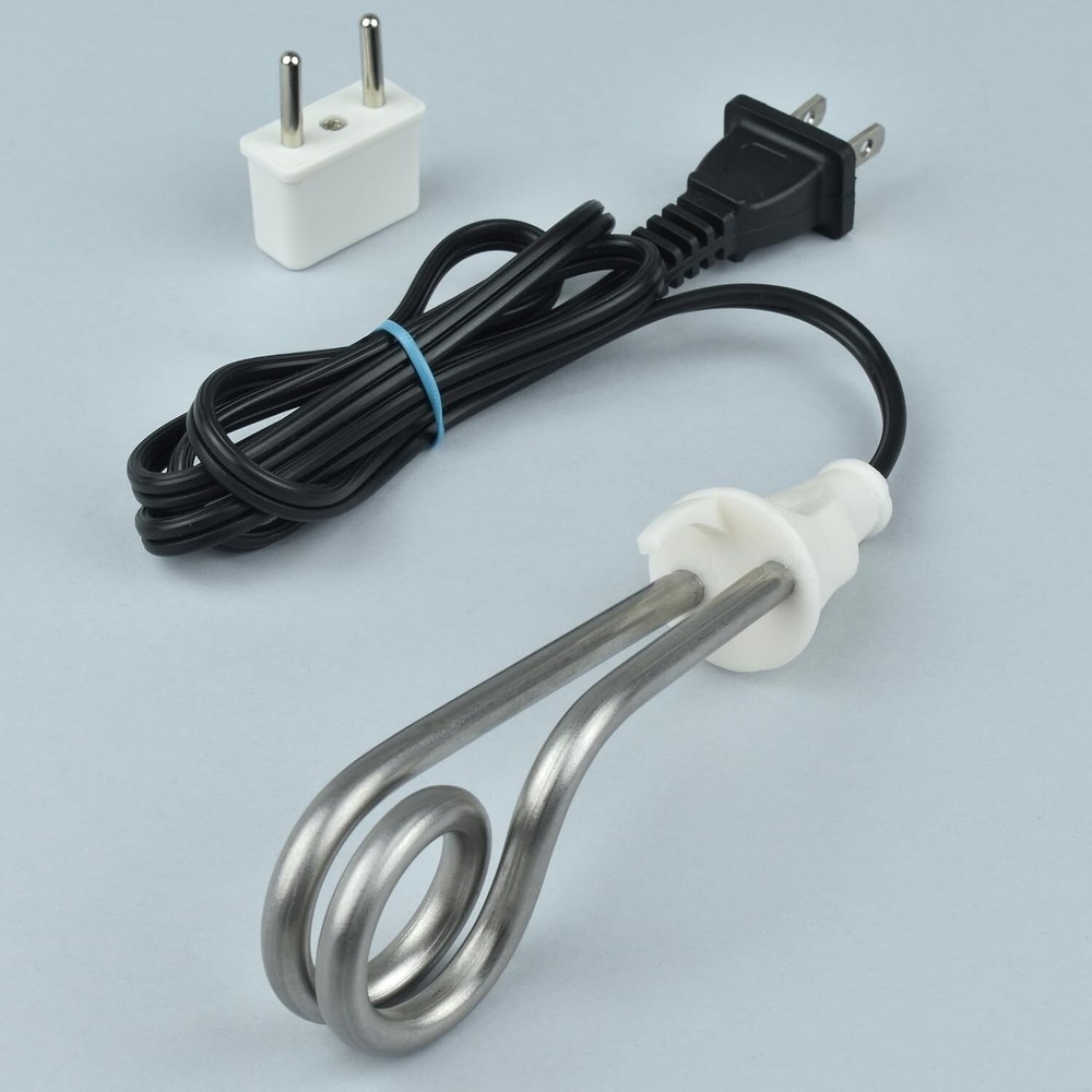 Calentador De Agua De Inmersión Con Cubierta De Cubo Eléctrico Portátil, 300W US