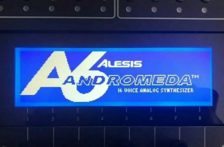 Alesis Andromeda A6 Custom (Negative) LED Display !