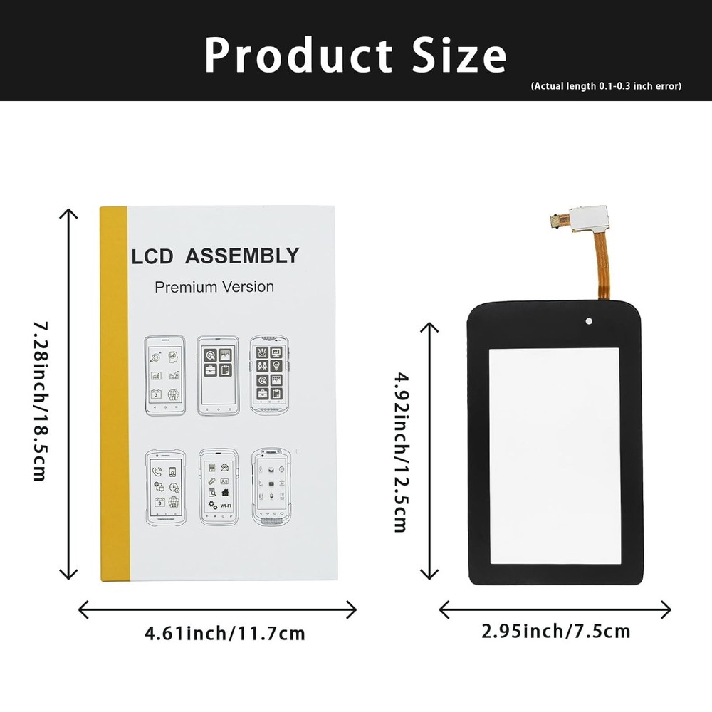 ⭐ MC9300 Touch Screen Digitizer for Zebra MC9300 MC930B-G Barcode Scanner ⭐