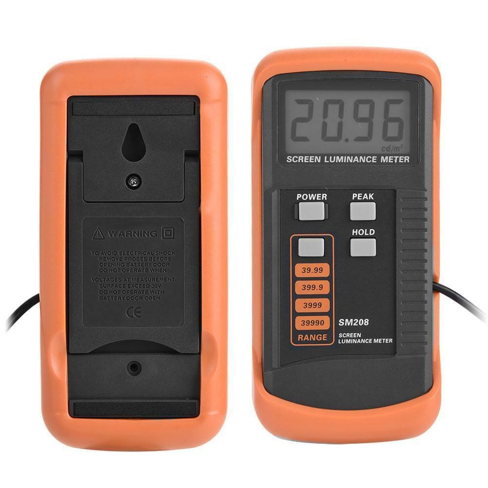 New SM208 Digital Screen Brightness Light Meter Luminance Meter 0.01-39990cd/m2