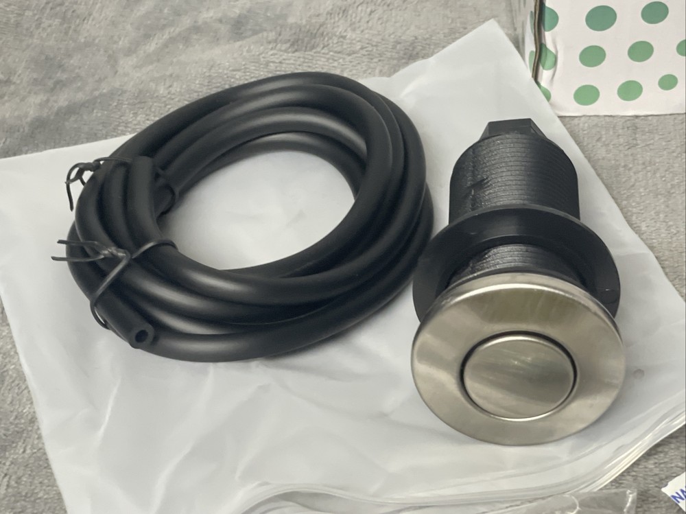 SINKINGDOM Garbage Disposal Sink Top Air Switch Kit with Long Button