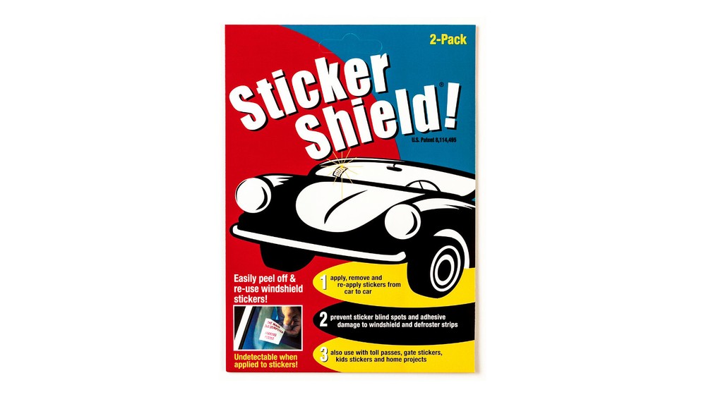 Sticker Shield Windshield Sticker Applicator for Easy Application - 4x6 2 Sheets