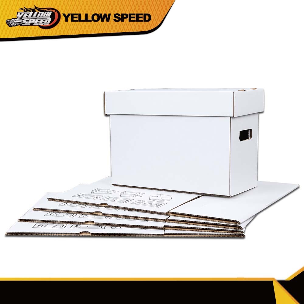 5Pcs Short Comic Book White Storage Box Holds 150-175 Comics
