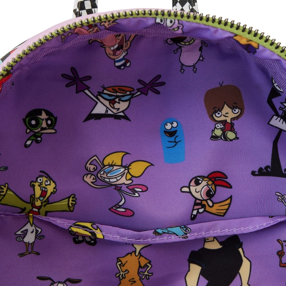 Loungefly Cartoon Network Retro Collage Mini Backpack One Size, Multi