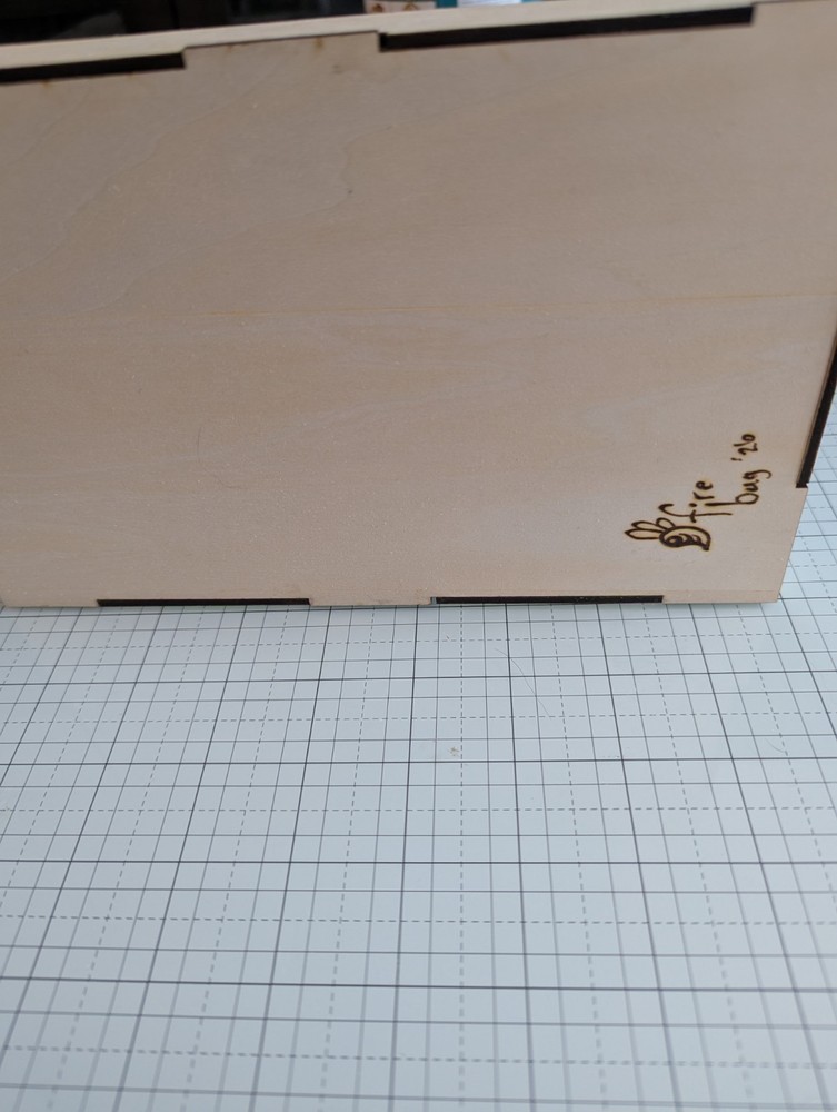 Custom Pyrography Art Warhammer Space Marine Dice Tray