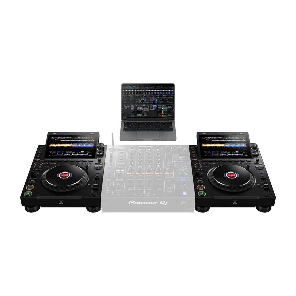 AlphaTheta CDJ-3000X DJ Player with XS-CDX Flight Case Package