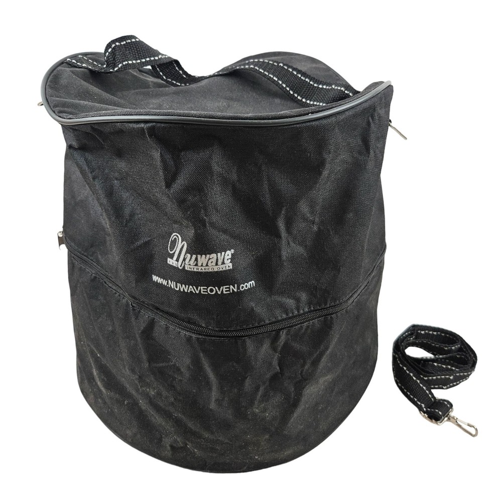 NuWave Infrared Oven Carrying Case Black Nylon Adjustable Shoulder Strap Storage