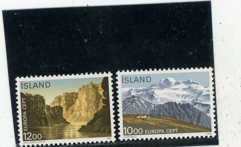 Iceland 1986 Scott# 622-3 Mint LH
