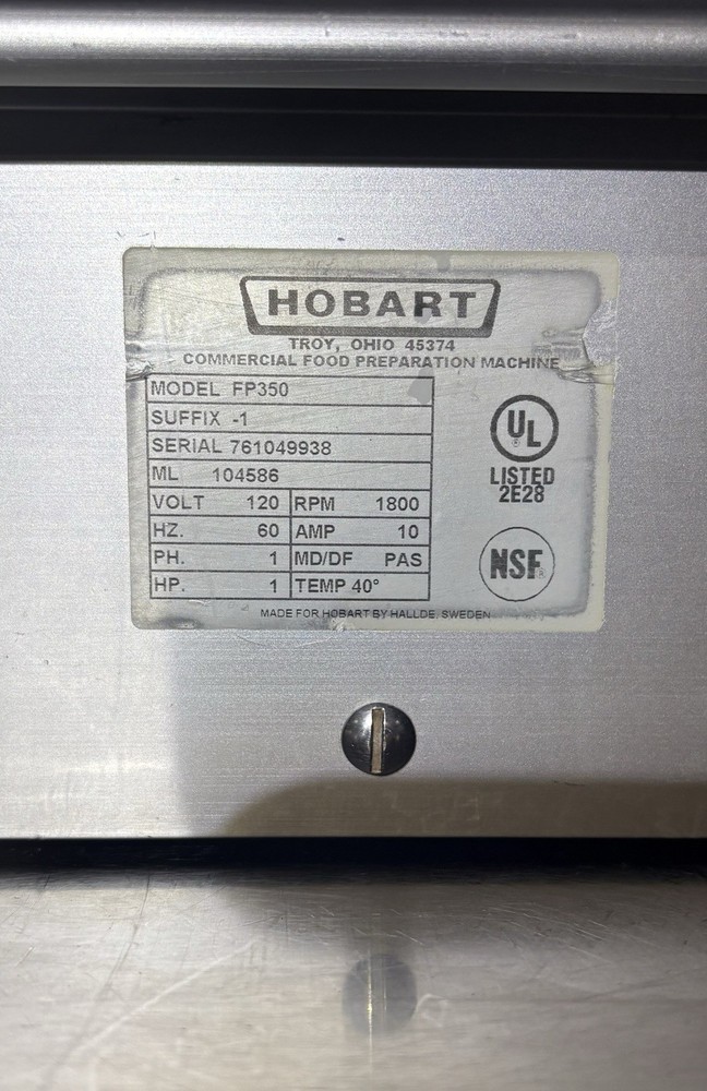 Hobart FP350 Food Processor
