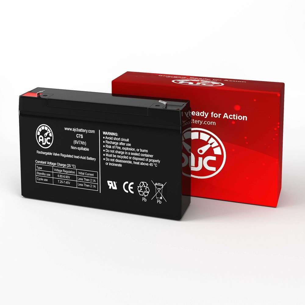 Crown 6CE7.5 6V 7Ah UPS Replacement Battery