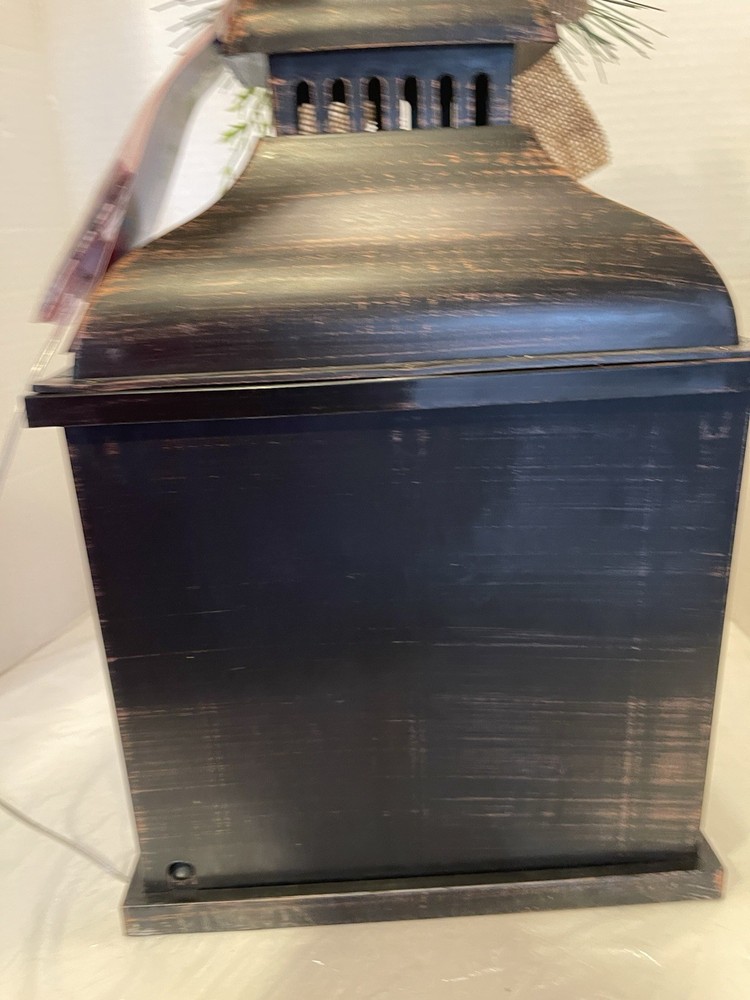 Log fire Lantern with 5 hr timer