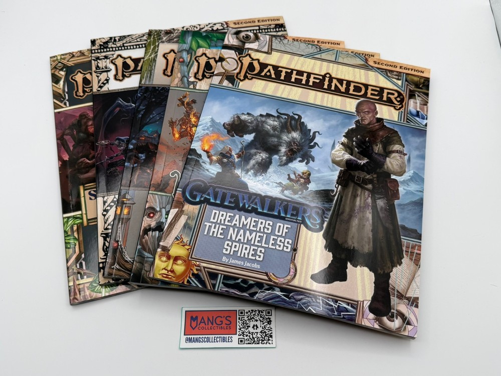 Pathfinder Second Edition Remastered Lot 5 Books Total - See Description