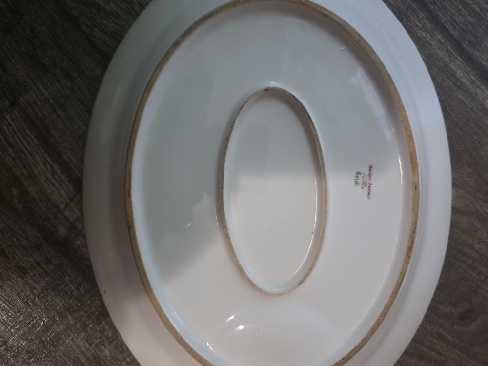 Haviland Limoges 14" platter, Rajah pattern