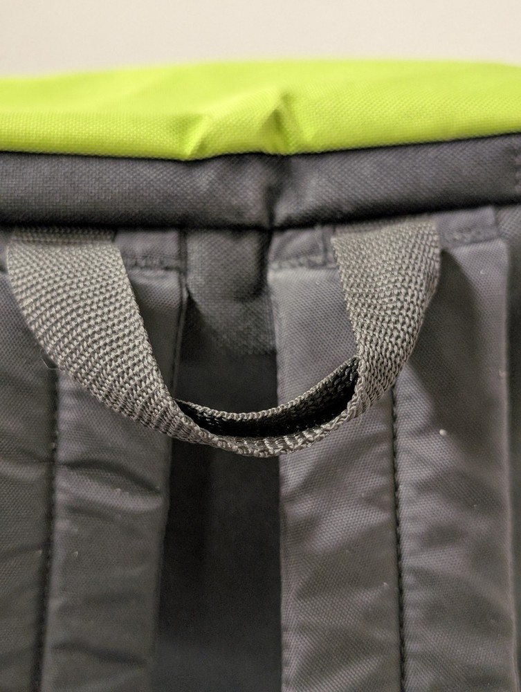 Transpack Ski Boot Bag Snowboard Backpack Black Lime Green Vented Divided