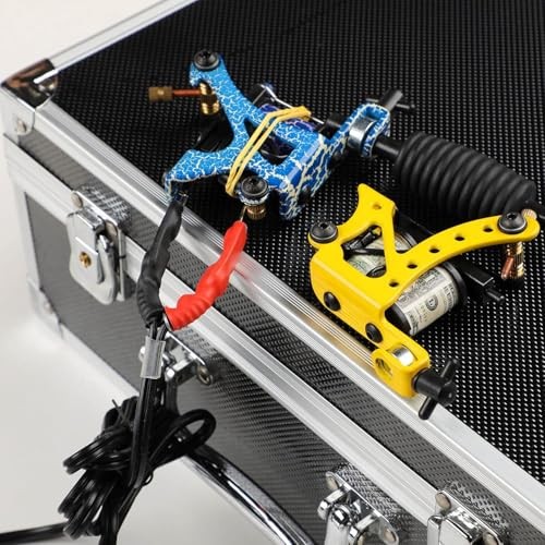 Solong Complete Tattoo Kit 4 Machine Guns 54 Ink