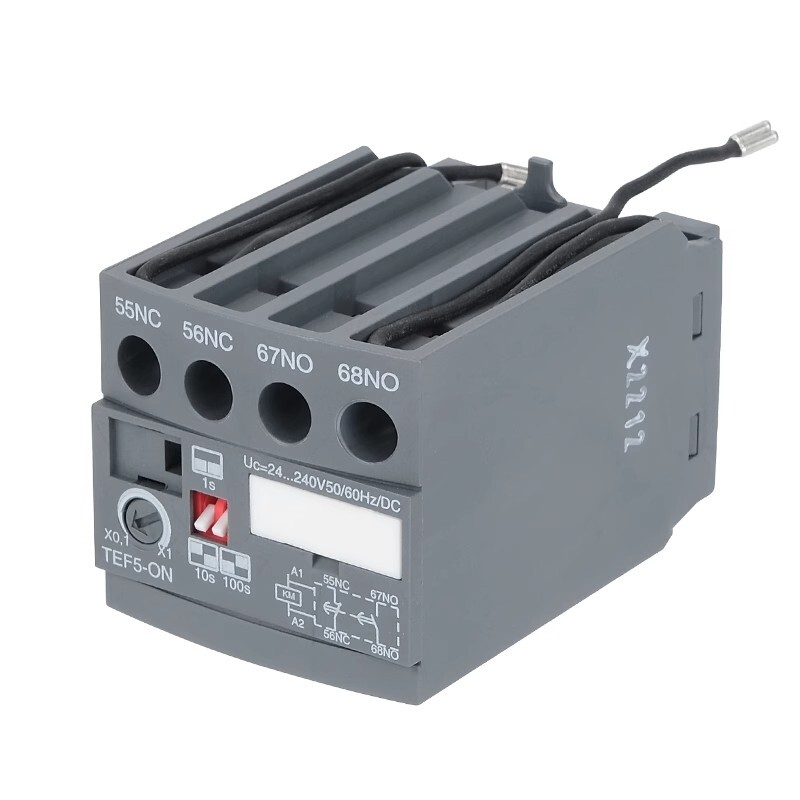 ABB Electrifying Delay Head TEF5-ON Contactor Timer Module Time Delay Relay