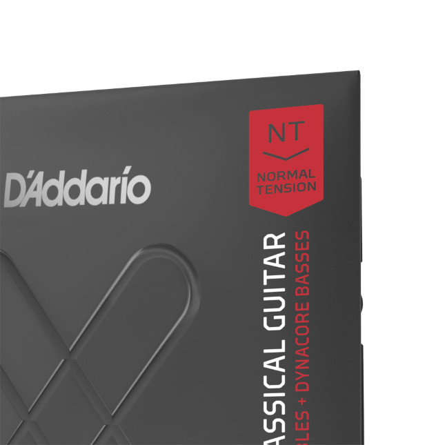 D'Addario Normal Tension, XT Dynacore/Carbon Coated Classical Strings, XTC45FF