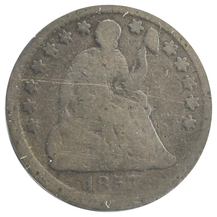 1857 Liberty Seated Half Dime (G)
