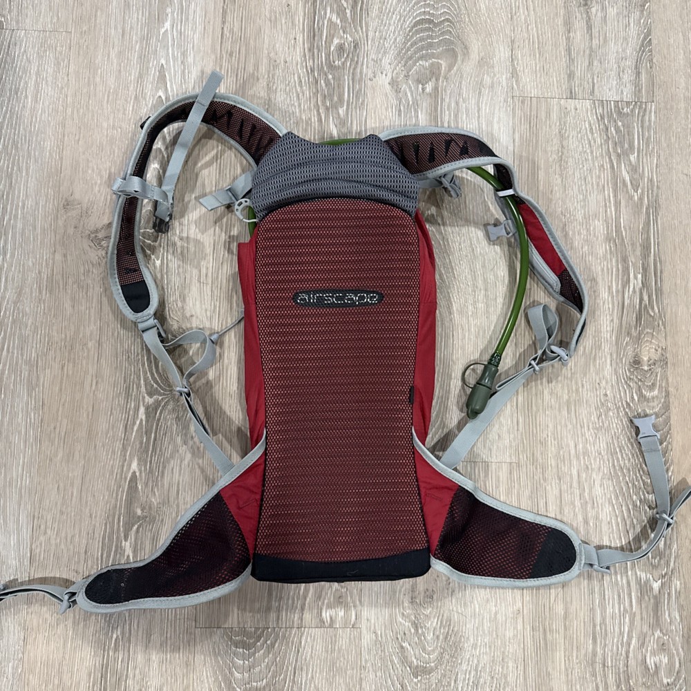 Osprey Raptor 6 Red Backpack With Bladder