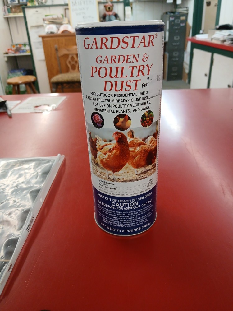 GARDSTAR GARDEN & POULTRY DUST 2LB CONTAINER