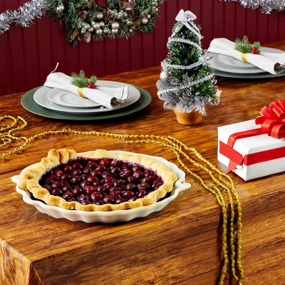 3 Pack Wood Grain Tablecloth for Rectangle Tables, Brown Wooden Plastic Table Co