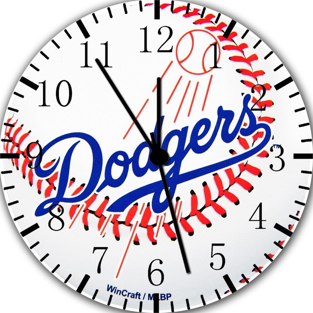 Los Angeles Dodgers Wall Clock E73 Personalized option with adding name