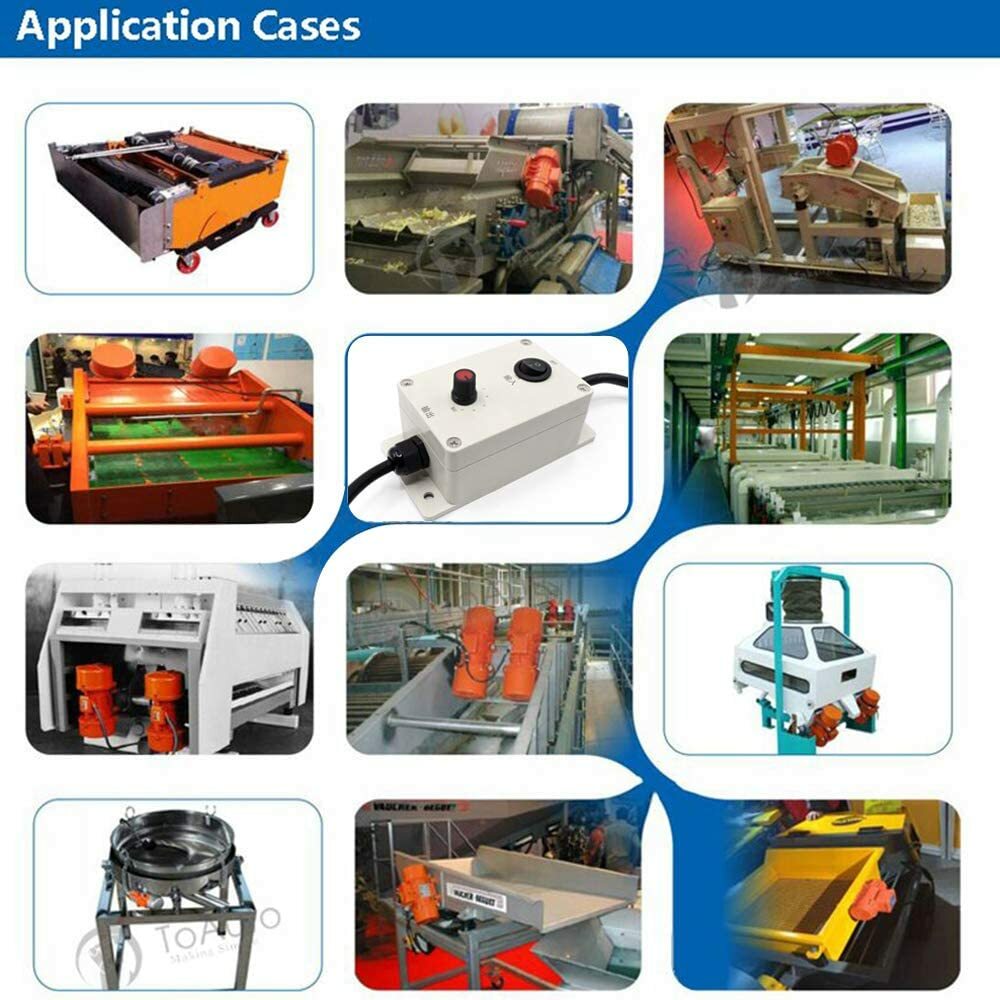 AC Vibration Motor Governor Variable Speed Controller With Switch 220V/110V USA