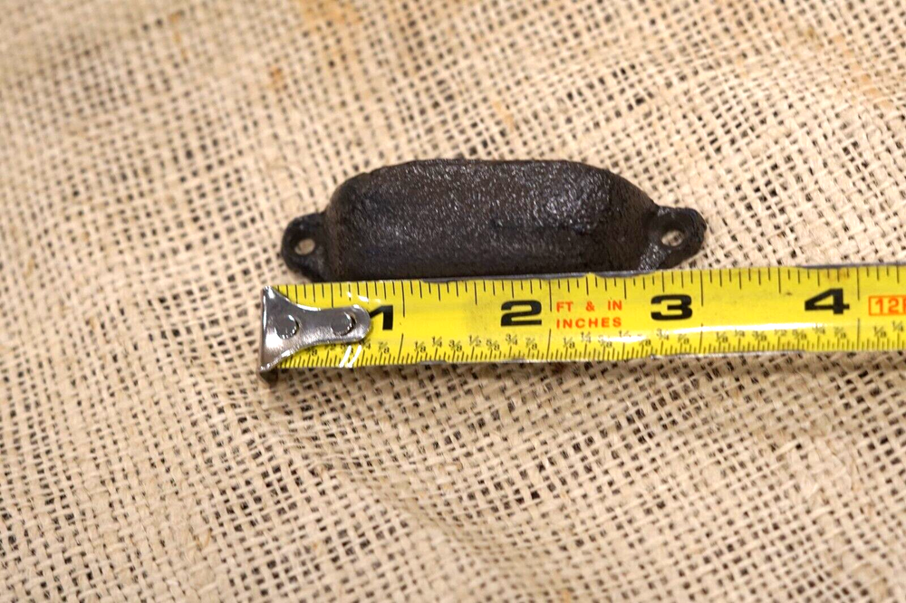 20 CAST IRON BROWN ORNATE PULLS DRAWER CABINET BIN HANDLES RUSTIC VINTAGE