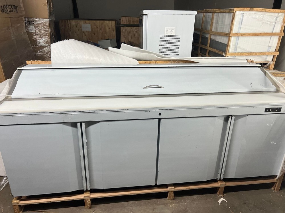 Prep Table cooler stainless steel 4 door