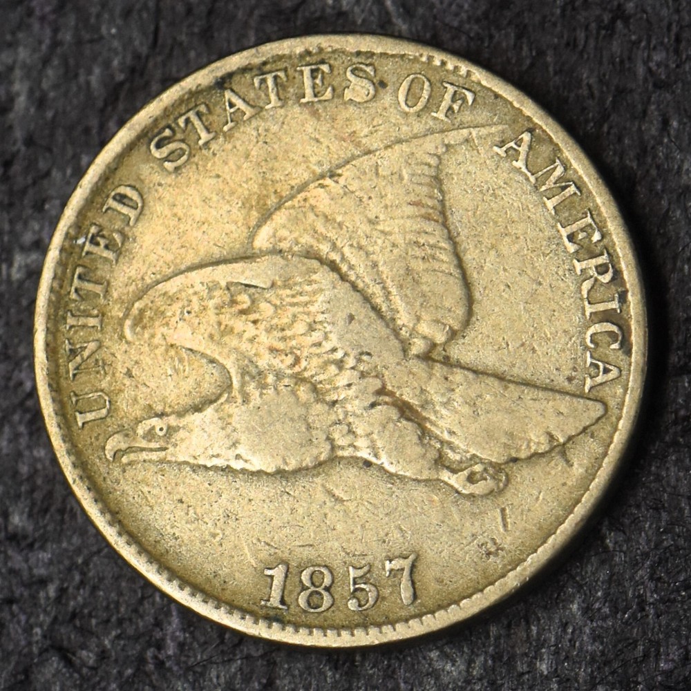 1857 Flying Eagle Cent Philadelphia 1C - COINGIANTS -