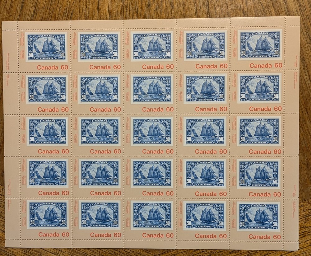 Canada Stamp #913 - Bluenose (No. 158) (1982) 60¢