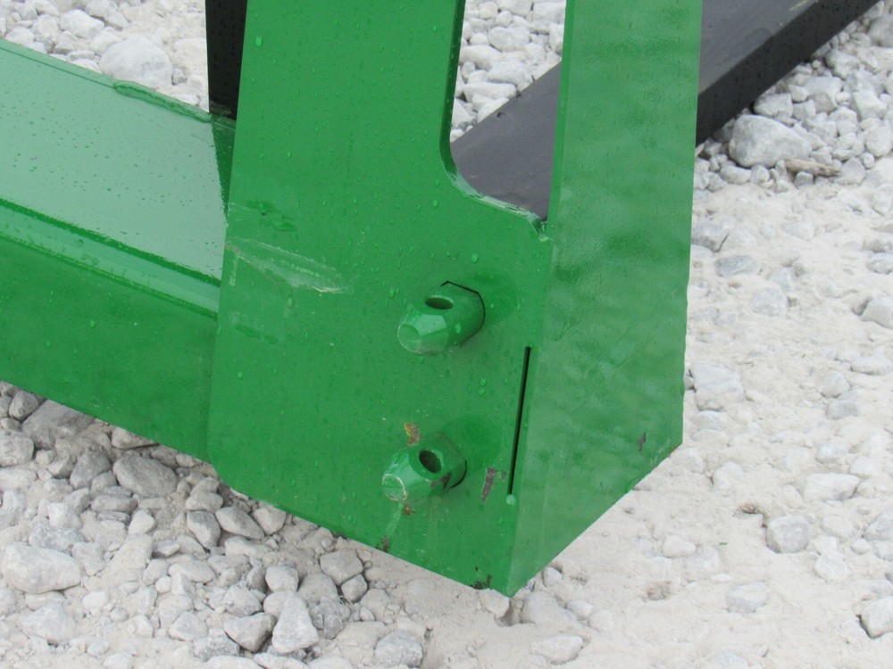 48" 4,000 Pound Pallet Fork Attachment Fits John Deere Tractor Loader Hook Pin