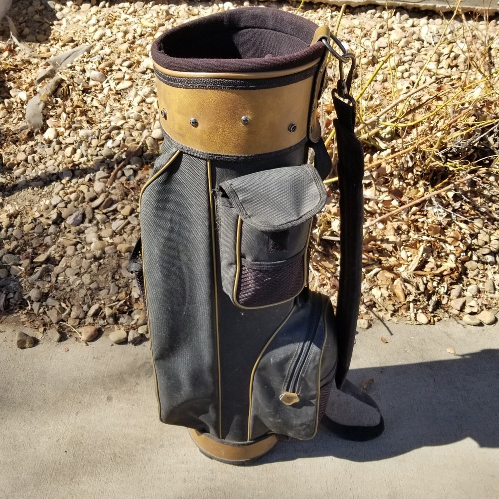 Gold Eagle Golf Cart Bag ⛳6-Way Divider Pockets Carry Handle & Strap