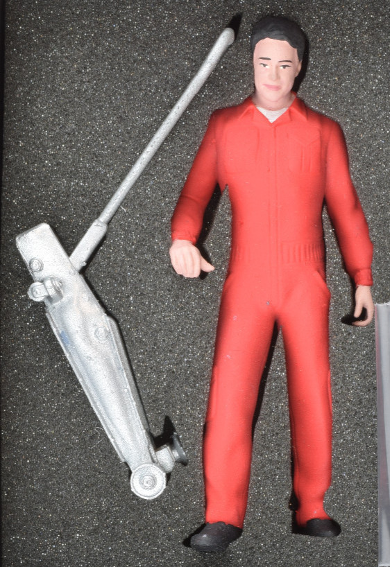 Atlantic Case "Sam" 1/43 Hand Painted Resin Figure - Die-Cast Cars Display
