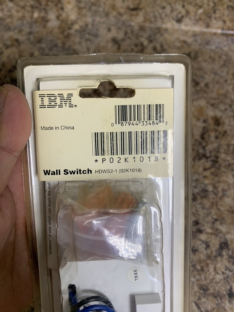 IBM Wall Switch Module Factory New In Box Model HDWS2-1