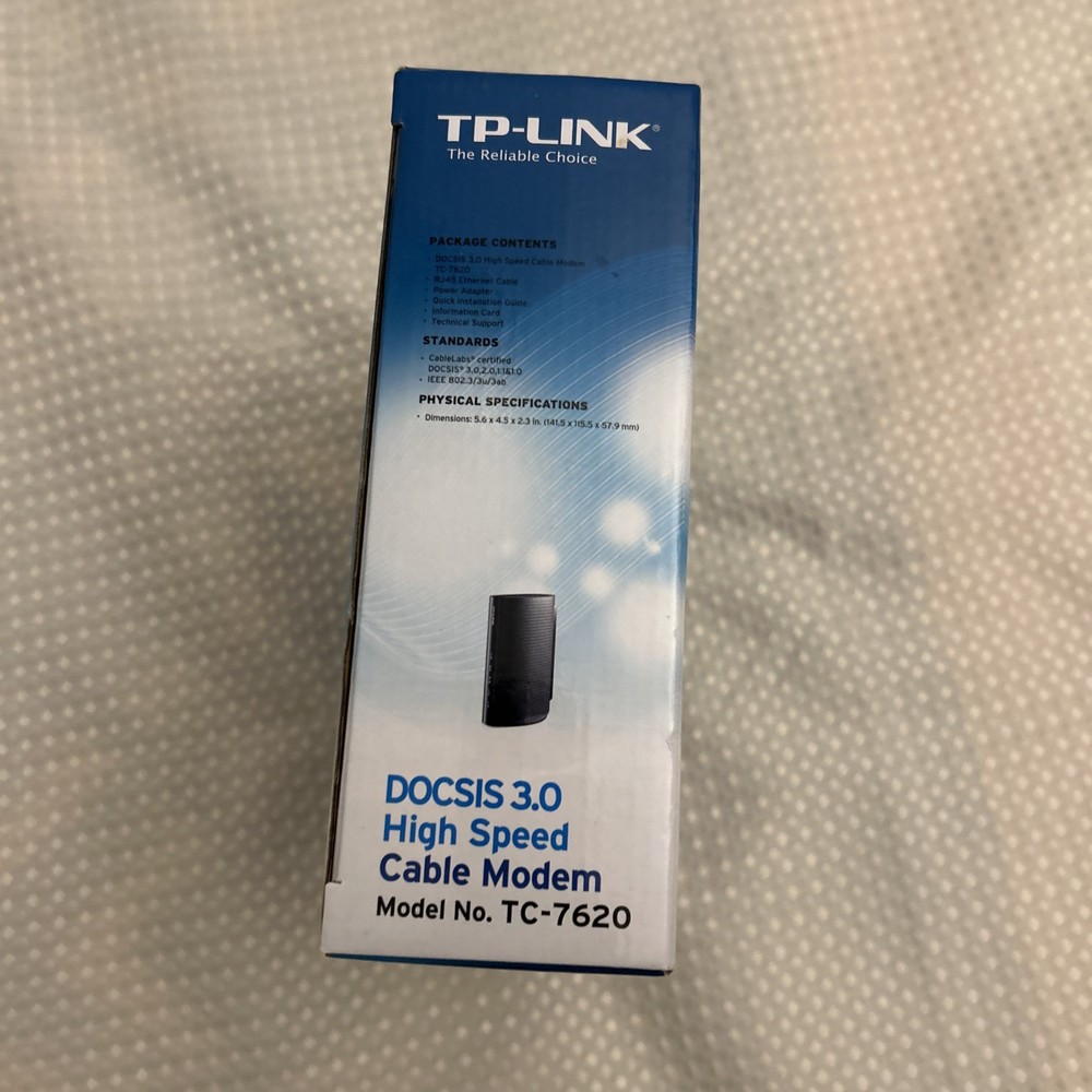 TP-LINK TC-7620 680Mbps Cable Modem - Pre-Owned - DOCSIS 3.0