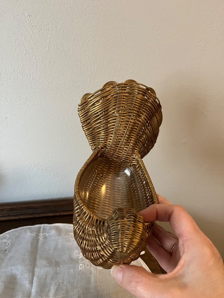 Gold Dove Wicker Basket