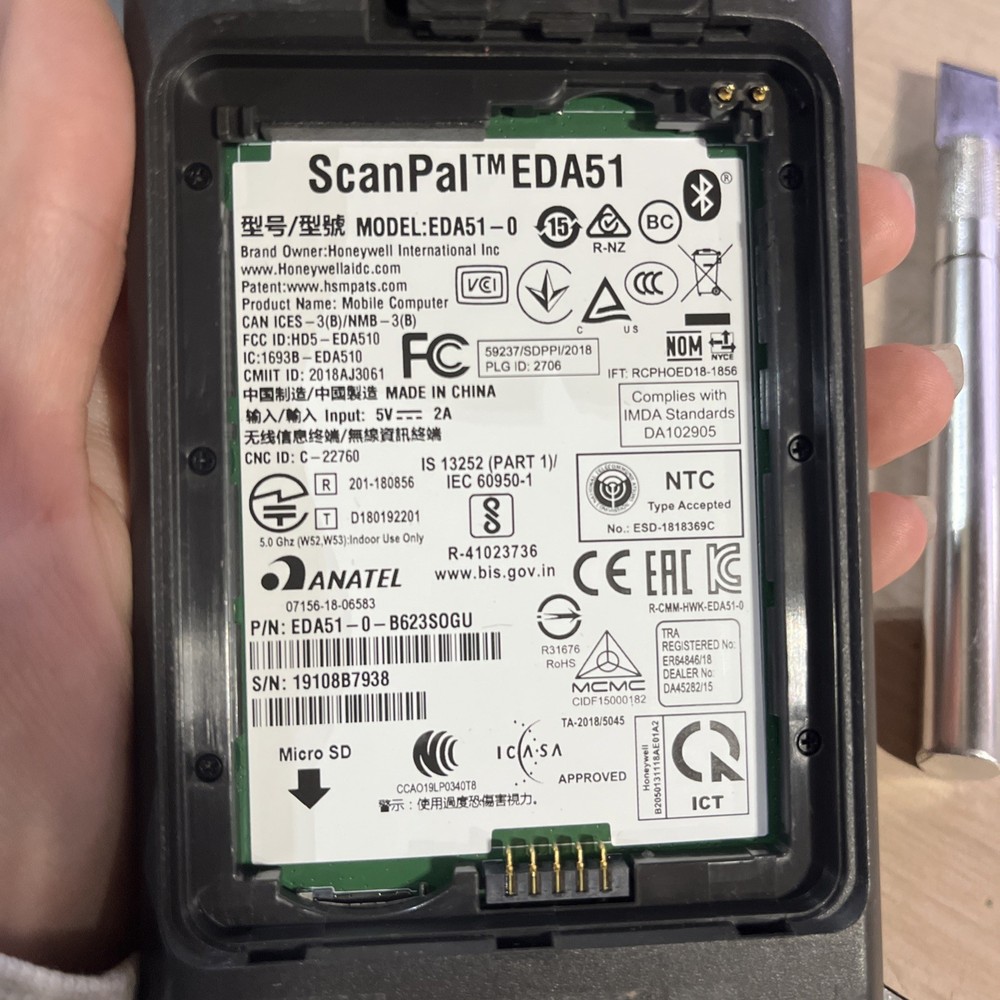 x3 HONEYWELL EDA51-0 SCANNER