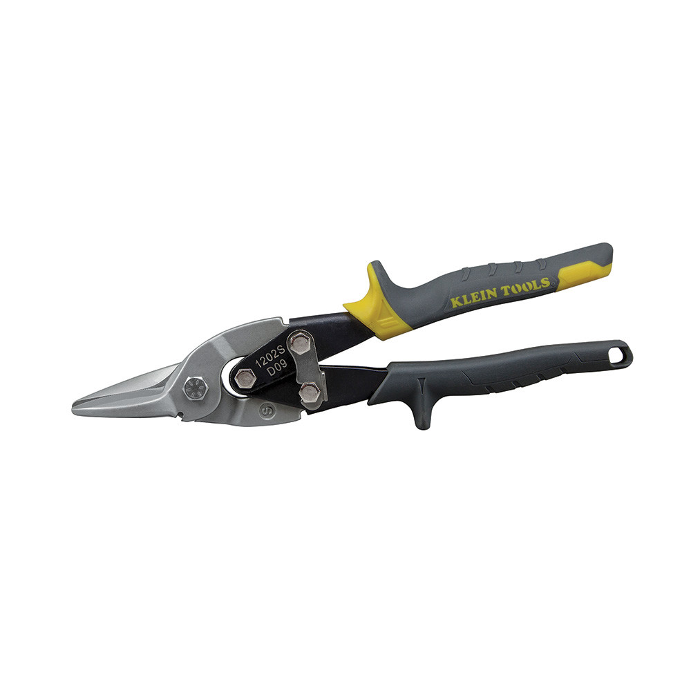 Klein Tools 1202S Aviation Snips with Wire Cutter, Straight Cutting