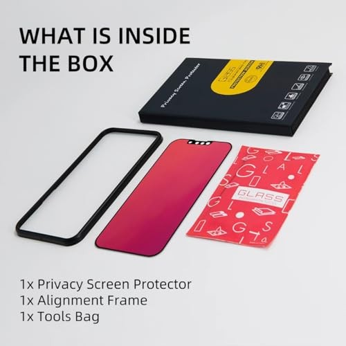 Privacy Screen Protector - iPhone 16e / iPhone 14 / iPhone 13 Pro / iPhone 13