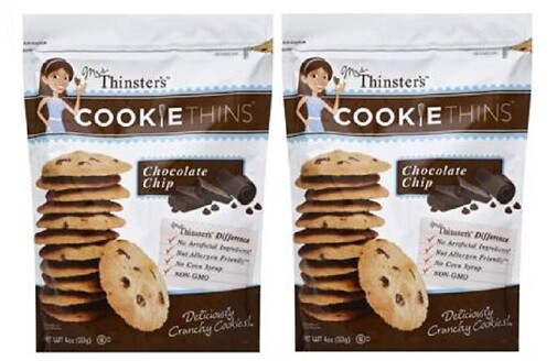 Mrs. Thinster's Cookie Thins Chocolate Chip 2 Pack