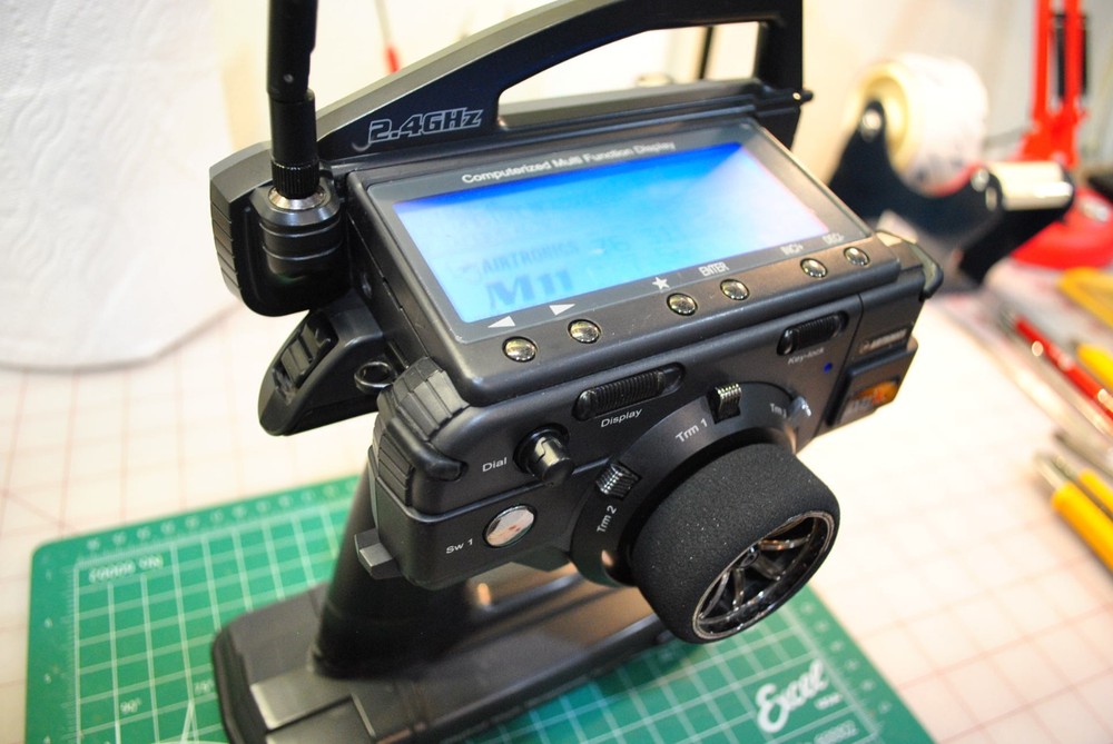 Airtronics M11x RC Racing Computer Transmitter (Missing Battery Cover)