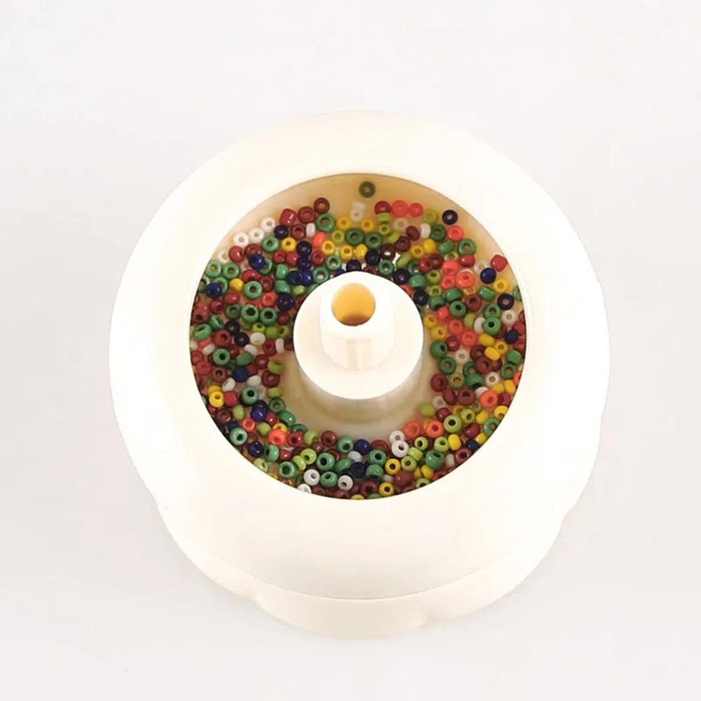 Bead Spinner Bowl Beads Loader Bead String Tool Bead Stringer for DIY Necklace