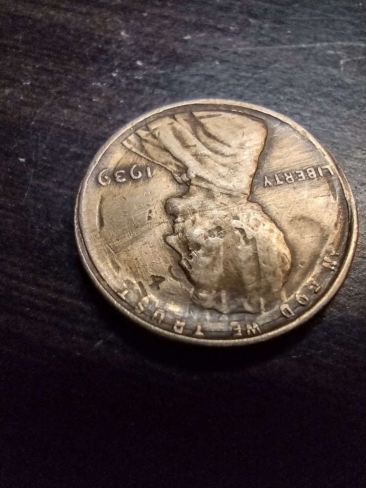 1939 Wheat Multi Error Has Liberty Backwards On Back And On Front Has Multiple