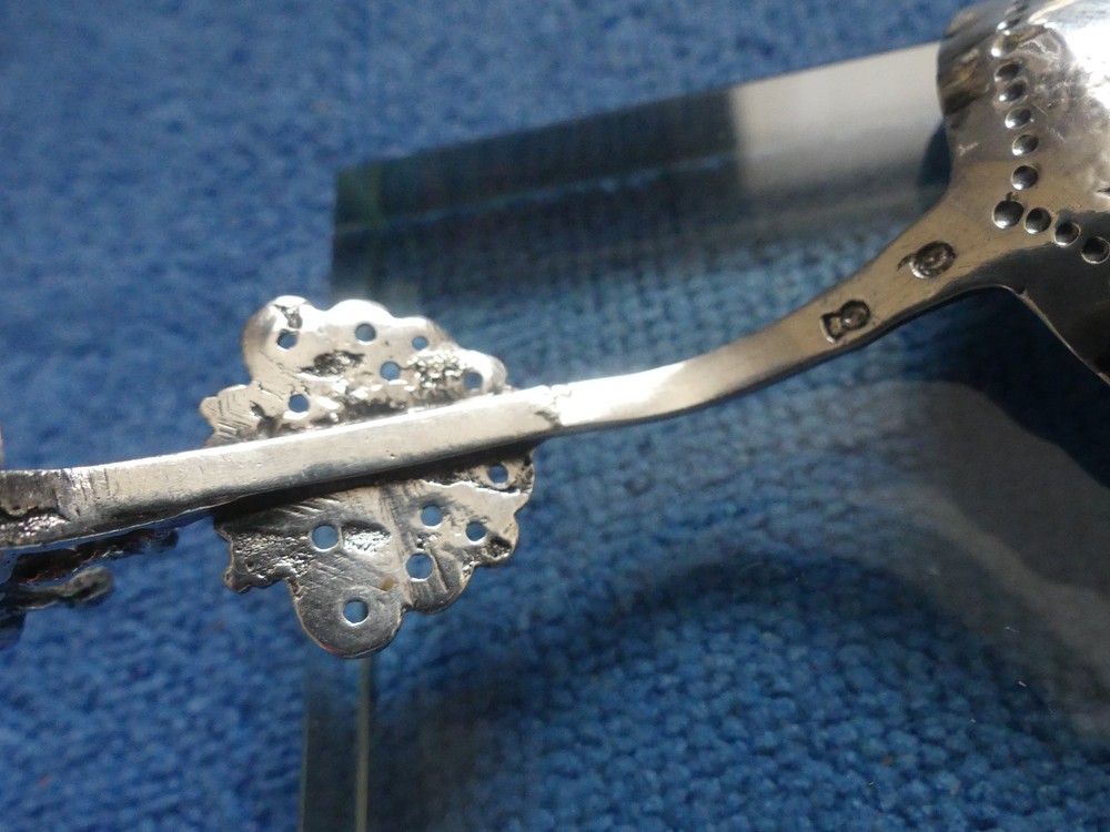 1826 Dutch Silver Caddy Spoon Pennigen Mark 10