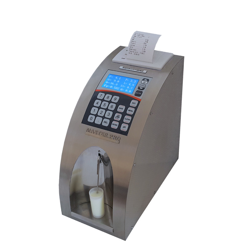 Milk analyzer Master Pro + internal printer, portable Lab Equipment, milk tester