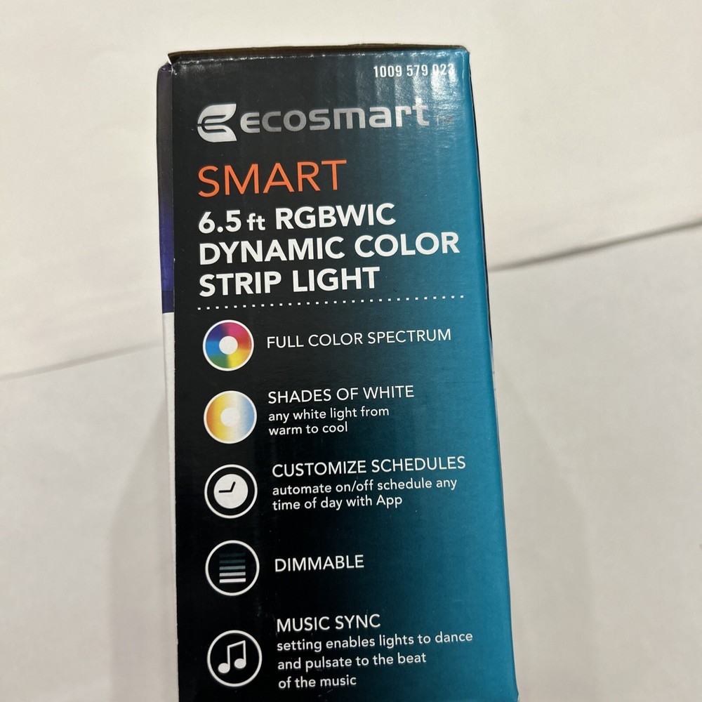 SmartRGWBIC Dynamic Color Changing Dimmable Plug-In LED Strip Light Hubspace NEW