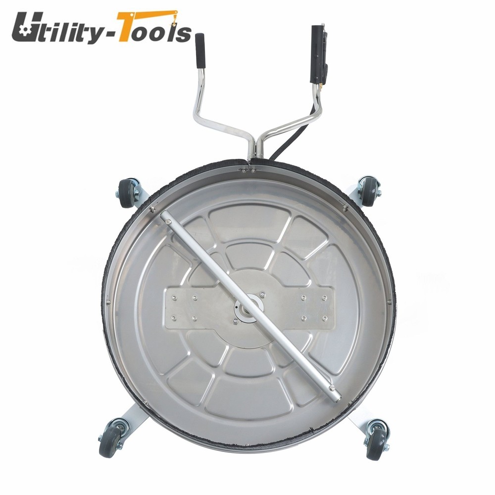 24" Pressure Washer Surface Cleaning System Stainless Steel Easy-Attach Handle