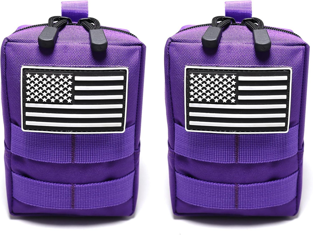 2 Pack Tactical Molle Pouches Small Molle Utility Pouch Small Tactical Accessory