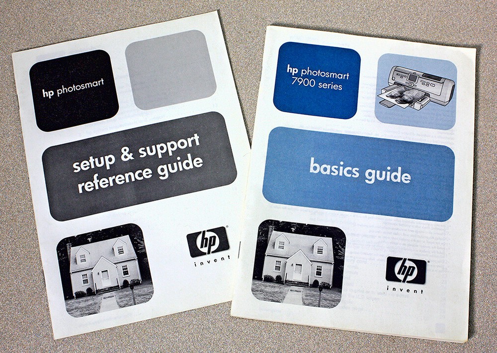 HP Photosmart 7900 Series Basics Guide + Setup & Support Reference Guide